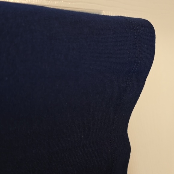 ST. JOHN'S BAY WOMENS PLUS SIZE NAVY BLUE SHORT SLEEVE TEE-SHIRT TOP SIZE XXL - Picture 5 of 13